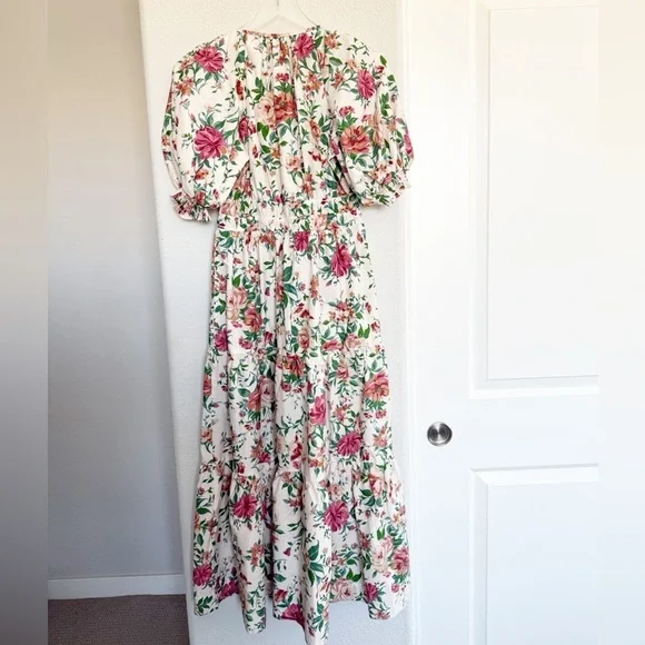 Anthropologie Somerset Smocked Floral Maxi Dress - Picture 3 of 7